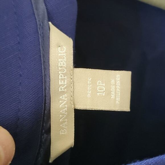 Banana republic long‎ sleeve low zippered back mini dress 10P - Picture 6 of 7